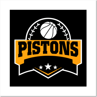 Personalized Basketball Pistons Proud Name Vintage Beautiful Posters and Art